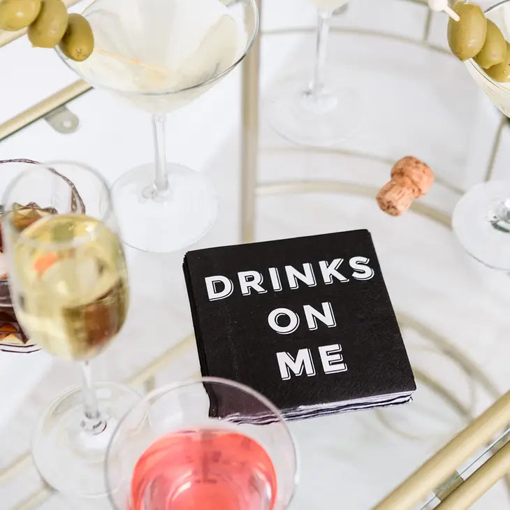 Drinks On Me | Funny Napkins