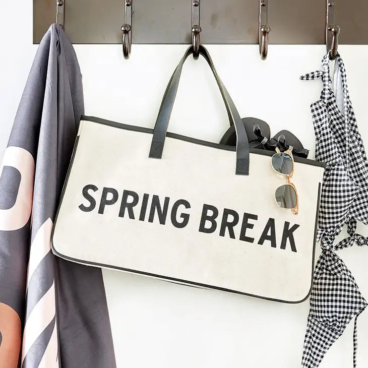 Canvas Tote - Spring Break